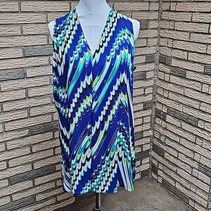 Worthington Sleeveless/Long Top  Sz Large